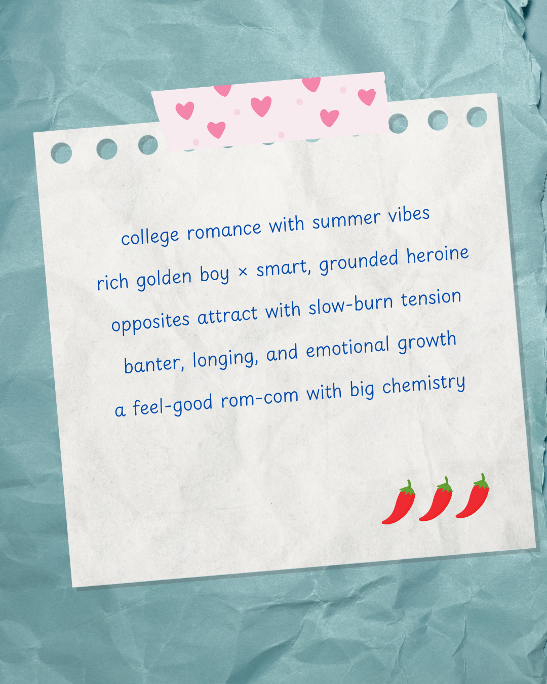 Blind Date: Summer Chemistry & Opposites Attract